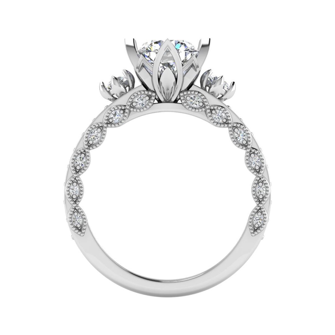 Veronica Accented Engagement Ring